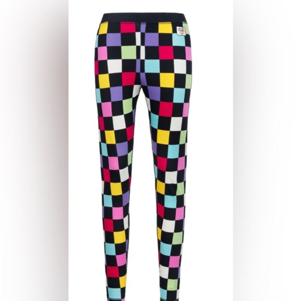 Vans x‎ IRENEISGOOD collection checkerboard graphic leggings size small new
